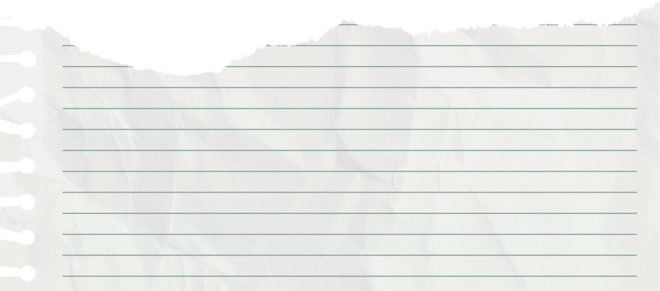Torn Lined White Paper